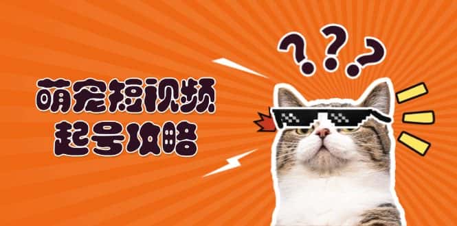 (13135期)萌宠-短视频起号攻略:定位搭建推流全解析,助力新手轻松打造爆款-优优云创网