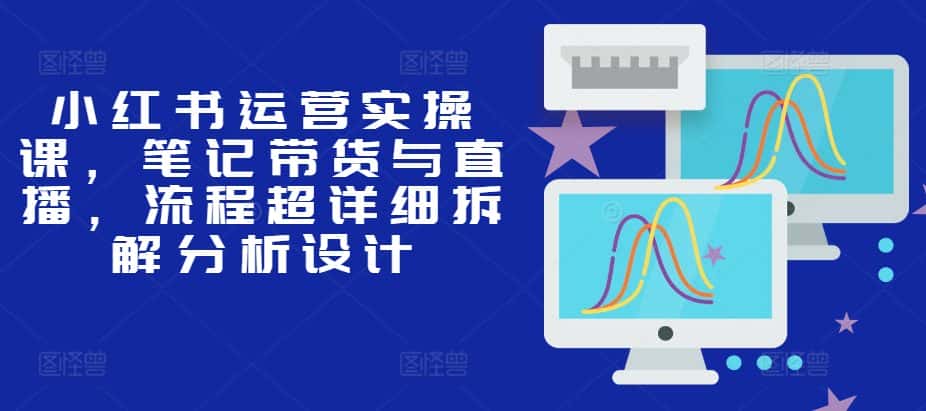 小红书运营实操课,笔记带货与直播,流程超详细拆解分析设计-优优云创网