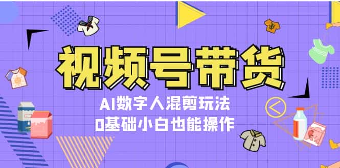 (13359期)视频号带货,AI数字人混剪玩法,0基础小白也能操作-优优云创网