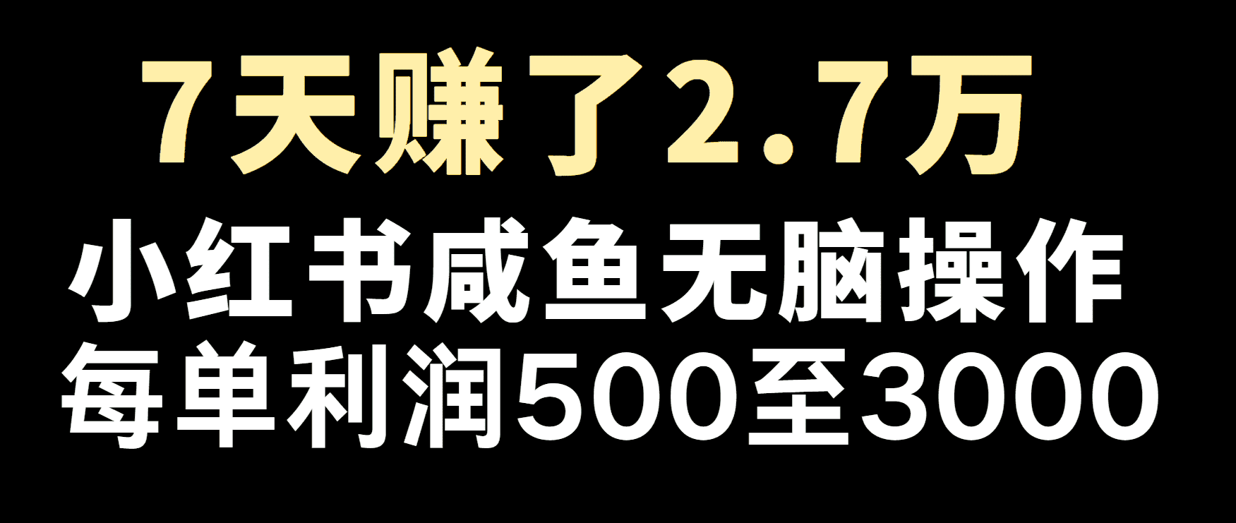 冷门暴利，超级简单的项目0成本玩法，每单在500至4000的利润-优优云创网