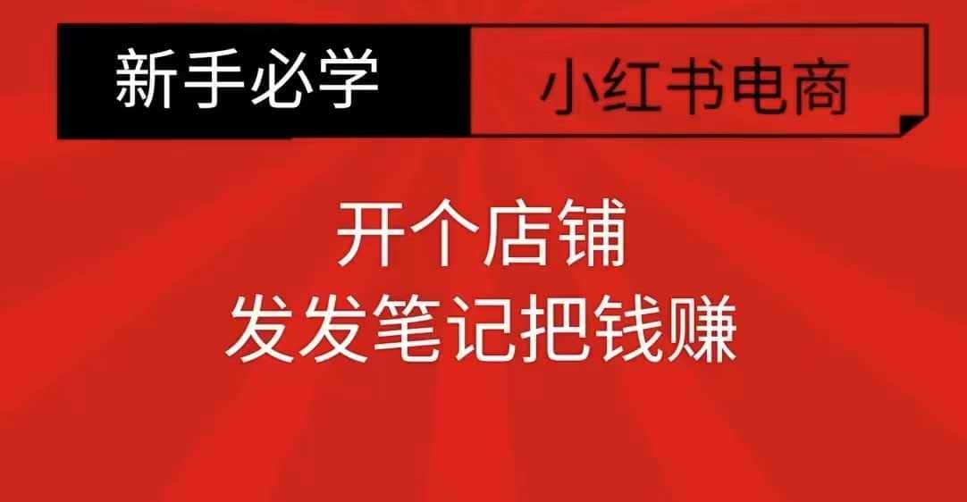 小红书零食共创【新手易上手】开个店铺,发发笔记把钱赚-优优云创网
