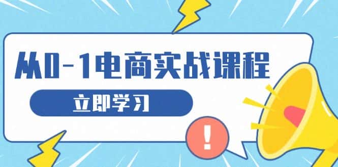 (13594期)从零做电商实战课程,教你如何获取访客、选品布局,搭建基础运营团队-优优云创网