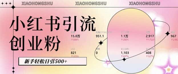 小红书私域引流无脑操作法:AI生成内容,粉丝自动转化,新手轻松日引500+创业粉-优优云创网
