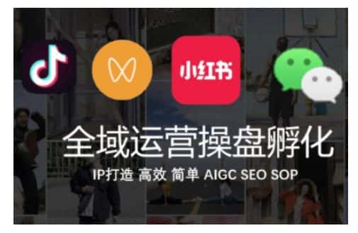 全域运营操盘(抖音+私域+小红书),IP打造高效简单-优优云创网
