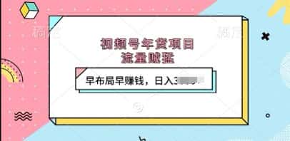 视频号年货项目,流量贼猛,早布局早挣钱,日入上k-优优云创网
