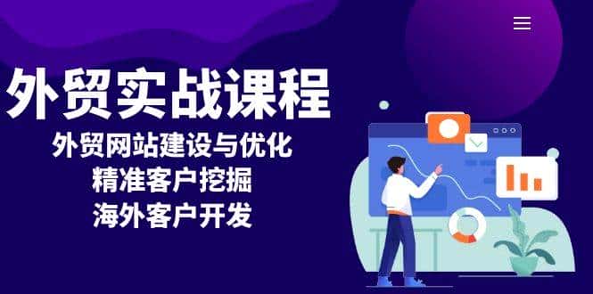 外贸实战课程:外贸网站建设与优化,精准客户挖掘,海外客户开发-优优云创网