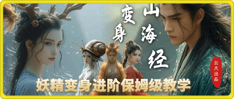 云天AI山海经变身视频教程，妖精变身进阶保姆级教学-优优云创网