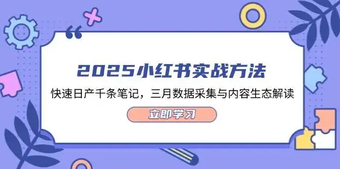 2025小红书实战方法，快速日产千条笔记，三月数据采集与内容生态解读-优优云创网
