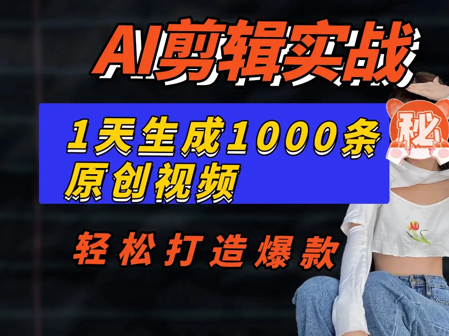 【AI剪辑实战】一天批量生成1000条冥想短视频，轻松打造爆款！-优优云创网