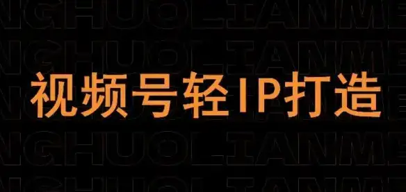 视频号线上课程，视频号轻IP打造-优优云创网