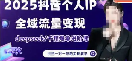 2025个人IP短视频带货(进阶版)全域流量变现，deepseek千川爆单进阶课-优优云创网