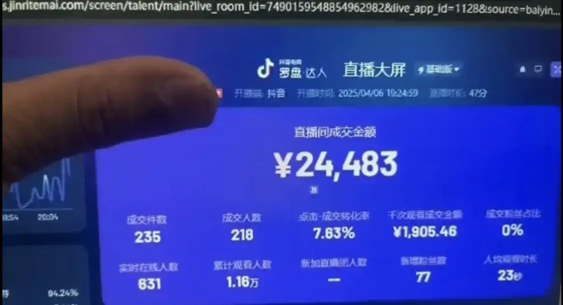 图片[1]-抖音破价直播，靠不露脸读稿子， 日入多张，100%起号-优优云创网