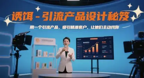 诱饵-引流产品设计秘笈，用一个引流产品，吸引精准客户，让他们主动找你-优优云创网