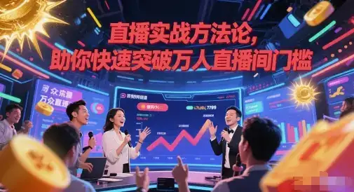 直播实战方法论，助你快速突破万人直播间门槛-优优云创网