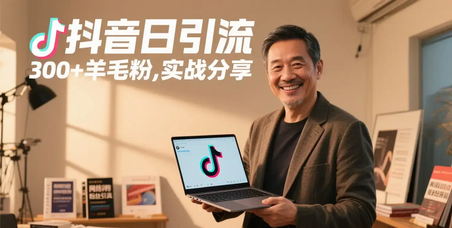 抖音日引300+羊毛粉，实战分享-优优云创网