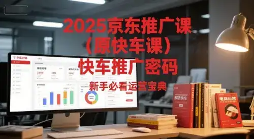 2025京东推广课(原快车课)解锁京东快车推广密码，新手必看运营宝典-优优云创网