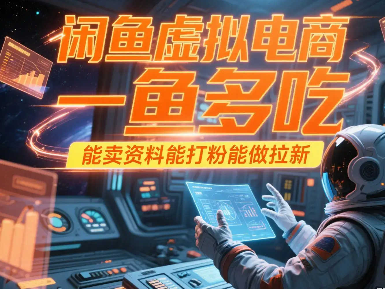 闲鱼虚拟电商，一鱼多吃，能卖资料能打粉能做拉新-优优云创网