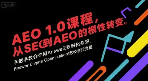 AEO 1.0 课程，从SEO到AE0的基命性转变，手把手教会你用AnswerEngineOptimization技术抢回流量-优优云创网