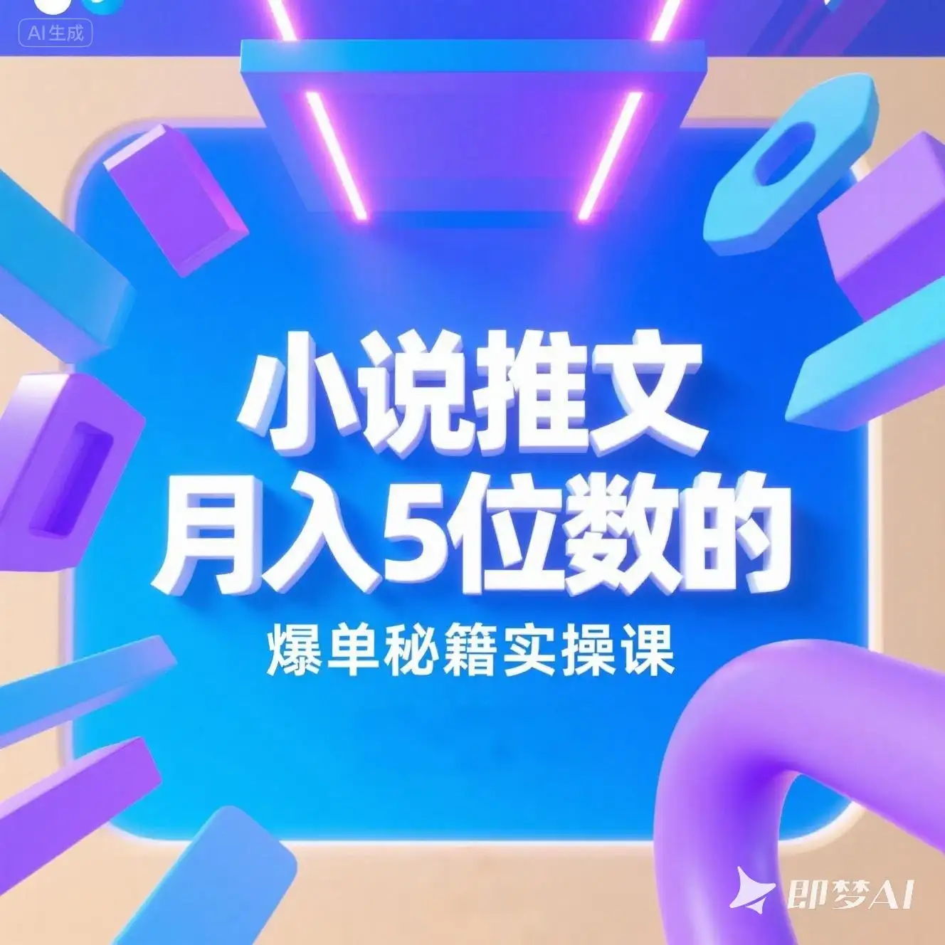 【精】小说推文 月入5尾数的爆单秘籍实操课-优优云创网