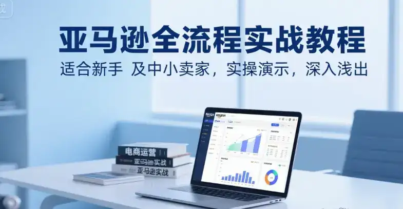 亚马逊全流程实战教程，适合新手及中小卖家，实操演示，深入浅出-优优云创网