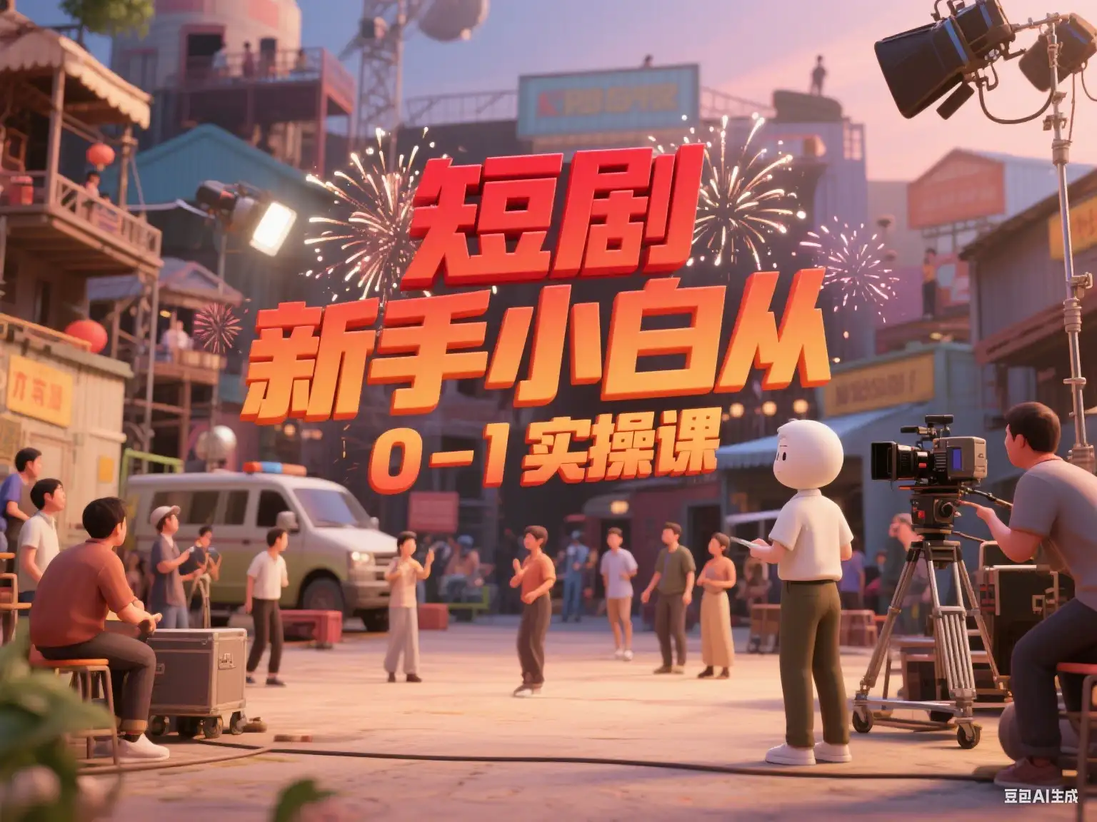 短剧 新手小白从0-1实操课-优优云创网