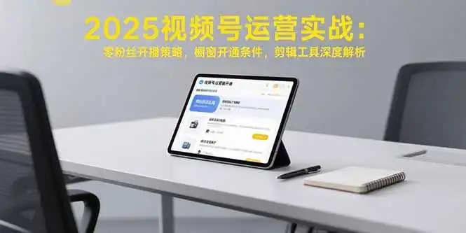 2025视频号运营实战:零粉丝开播策略,橱窗开通条件,剪辑工具深度解析-优优云创网