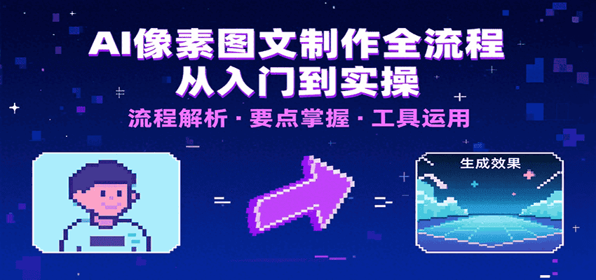 AI像素图文制作全流程：内容要点、文案选择及所用工具，助你快速入局-优优云创网