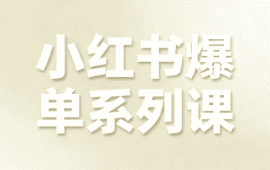 尼采老师·小红书爆单系列课-优优云创网