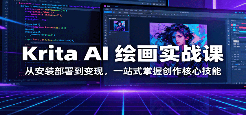 Krita AI 绘画实战课:从安装部署到变现,一站式掌握创作核心技能-优优云创网