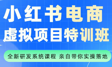 陆明明·小红书虚拟项目特训班(更新9月)-优优云创网