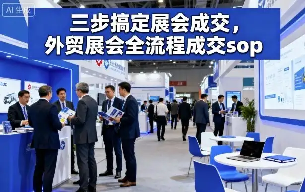 三步搞定展会成交，外贸展会全流程成交sop-优优云创网