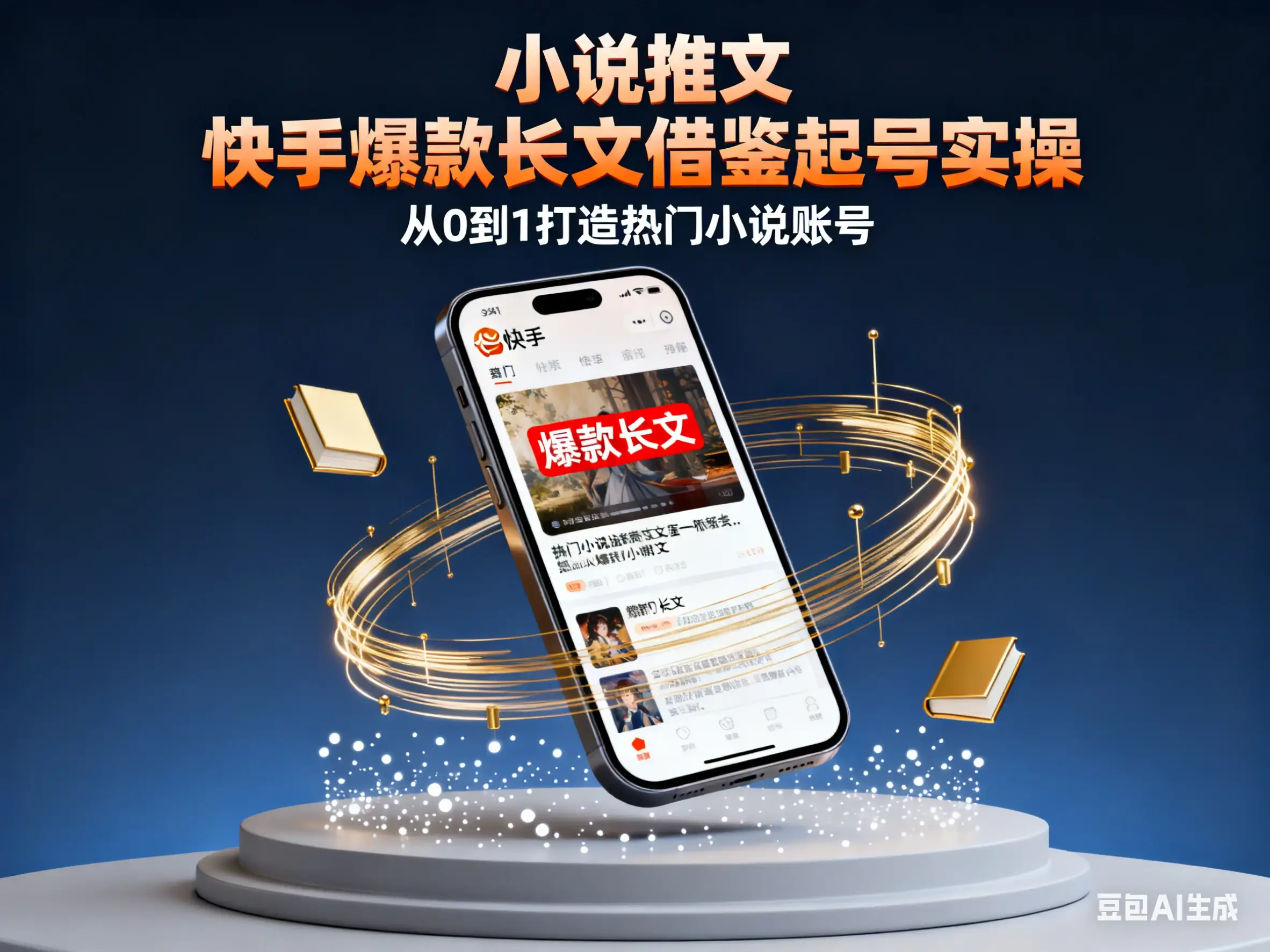 小说推文 快手爆款长文借鉴起号实操-优优云创网