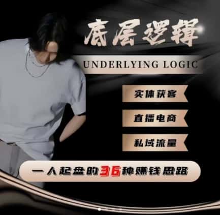一个人起盘的底层逻辑，私域流量-直播电商-实体获客，一人起盘的36种賺钱思路-优优云创网