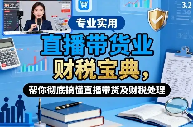【精】直播带货业财税宝典，帮你彻底搞懂直播带货及财税处理-优优云创网
