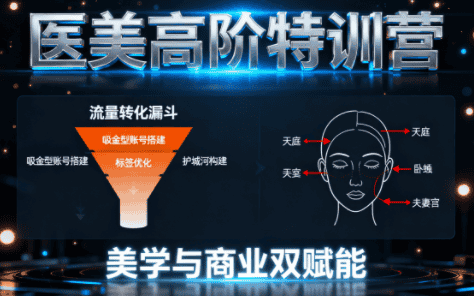 0-1000万医美高阶特训营课程-优优云创网