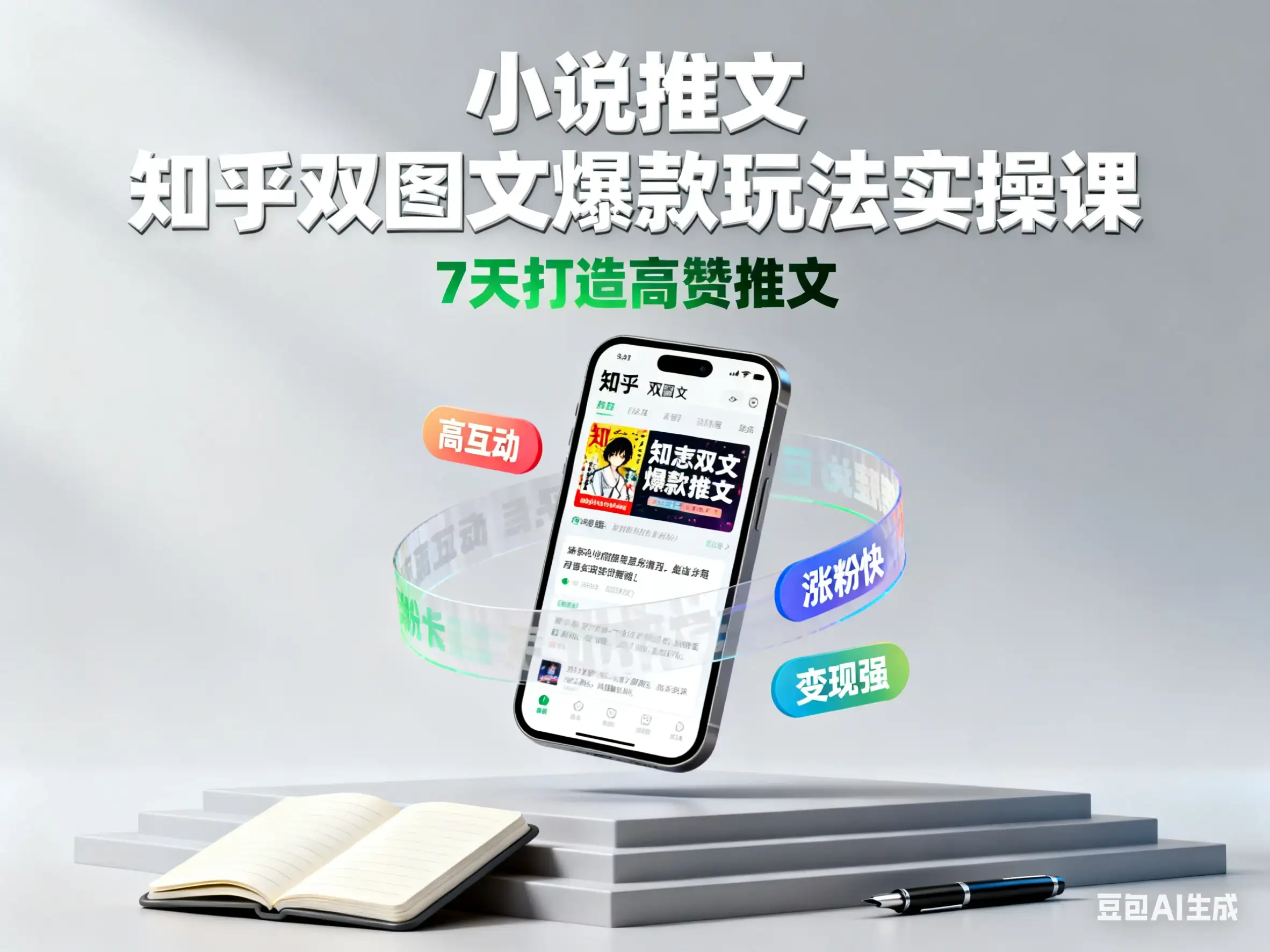 小说推文 知乎双图文爆款玩法实操课-优优云创网