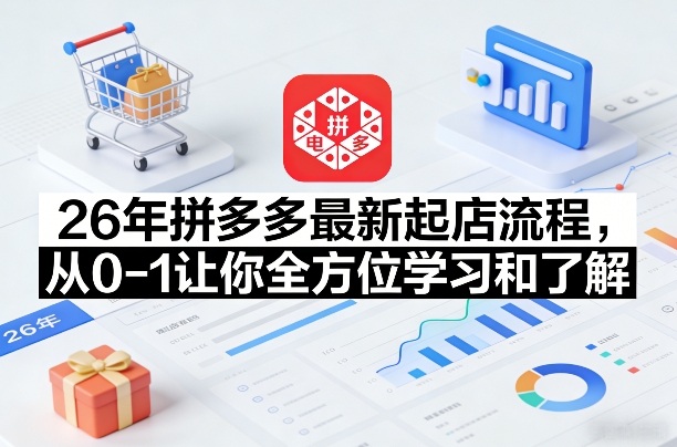 20260409200923153-5dd331bae48ac3b88ac6f6aa3762d6b9 26年拼多多最新起店流程,从0-1让你全方位学习和了解(04月09日更新)