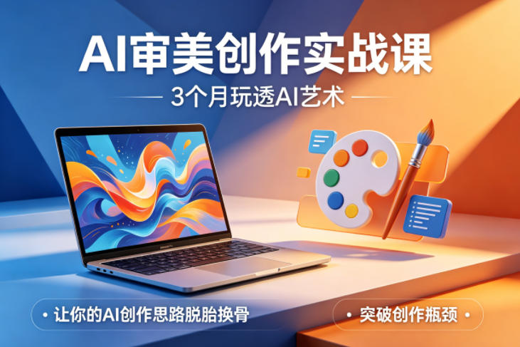 20260412001519790-fbff5ee86e5b893fe0536fc0cbf06e60 AI审美创作实战课,3个月玩透AI艺术,让你的AI创作思路脱胎换骨,突破创作瓶颈