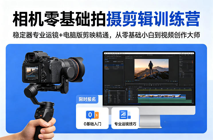 20260413102219333-878af5b5a8bfeae819eda503307c4c79 相机零基础拍摄剪辑训练营:稳定器专业运镜+电脑版剪映精通,从零基础小白到视频创作大师