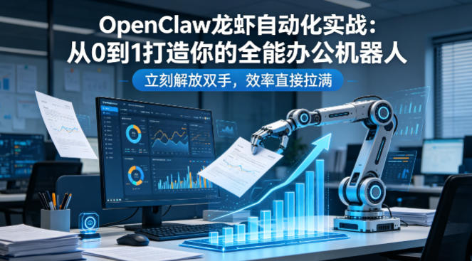 20260413141319699-6f9fdca25b8c27f671695356ccf53739 OpenClaw龙虾自动化实战:从0到1打造你的全能办公机器人,立刻解放双手,效率直接拉满
