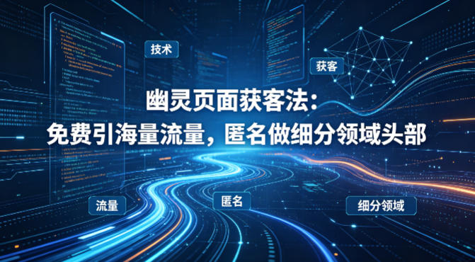20260414120220700-b426b36fd900e775aca3c94f98ca142b 用懂技术!幽灵页面获客法:免费引海量流量,匿名做细分领域头部