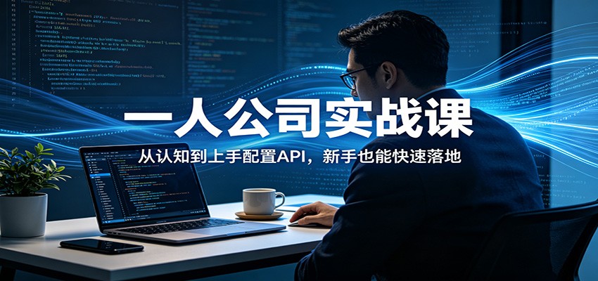 一人公司实战课：从认知到上手配置API，新手也能快速落地-优优云创网
