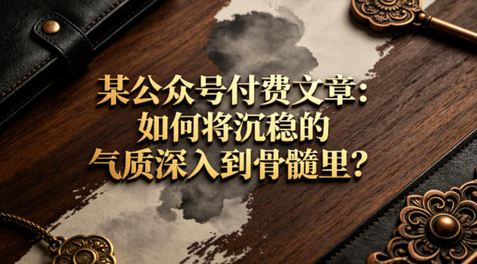 20260416202357934-777e71c00b9ab95278276c3c45c0a8fa 某公众号付费文章:如何将沉稳的气质深入到骨髓里?