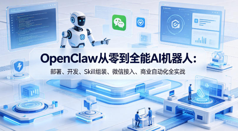 20260417100856561-4204641722854b70bbb93a12ed0ca4ad OpenClaw从零到全能AI机器人:部署、开发、Skill组装、微信接入、商业自动化全实战