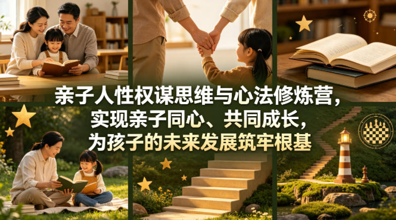 20260417200556324-3d46e61146975180468180c4efe065fb 亲子人性权谋思维与心法修炼营,实现亲子同心、共同成长,为孩子的未来发展筑牢根基【音频】