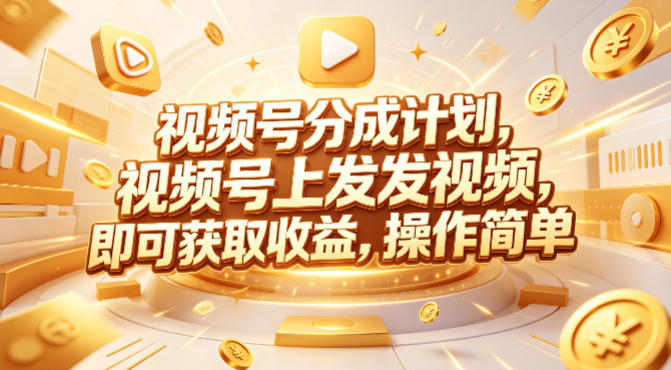 20260418101457583-b7b6d19ade5800d9c86dc96c1594426a 视频号分成计划,599元众筹的Red团队课程,视频号上发发视频,即可获取收益,操作简单