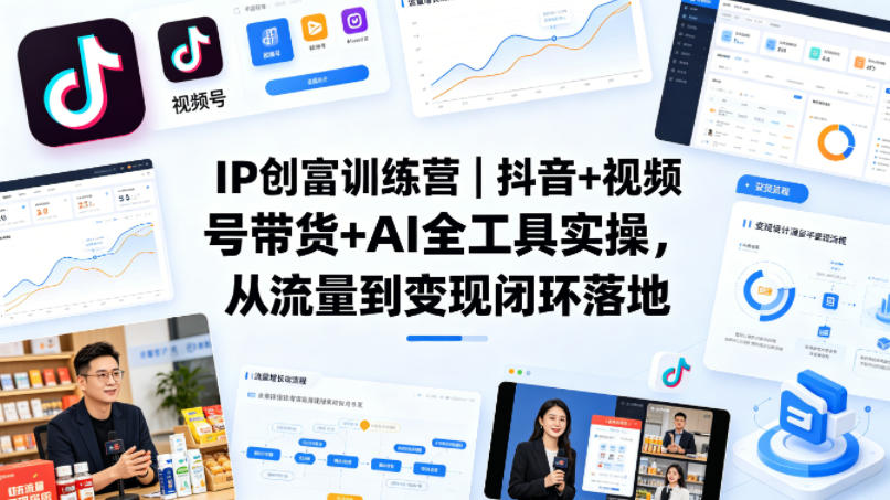 20260420101757522-ccb549fb56393c9c2bf96b3920e10665 IP创富训练营|抖音+视频号带货+AI全工具实操,从流量到变现闭环落地