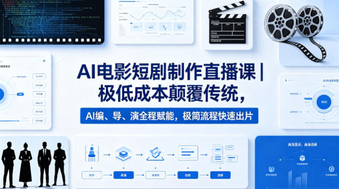 20260421081555712-b1d3ef2c35d24e6c41f584fc07972734 AI电影短剧制作直播课|极低成本颠覆传统,AI编、导、演全程赋能,极简流程快速出片