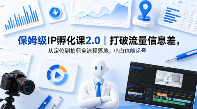 20260423081559150-7a9b80501f96444b087ad4b19c0098b7 保姆级IP孵化课2.0|打破流量信息差,从定位到拍剪全流程落地,小白也能起号