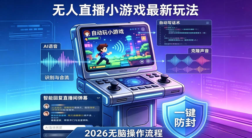 20260423102422256-a68c478e41ff1a4bd88cb5a8a368b621 2026年AI无人直播小游戏全流程,不违规不封号,开启创业副业增收之路,小白月入1w+【揭秘】